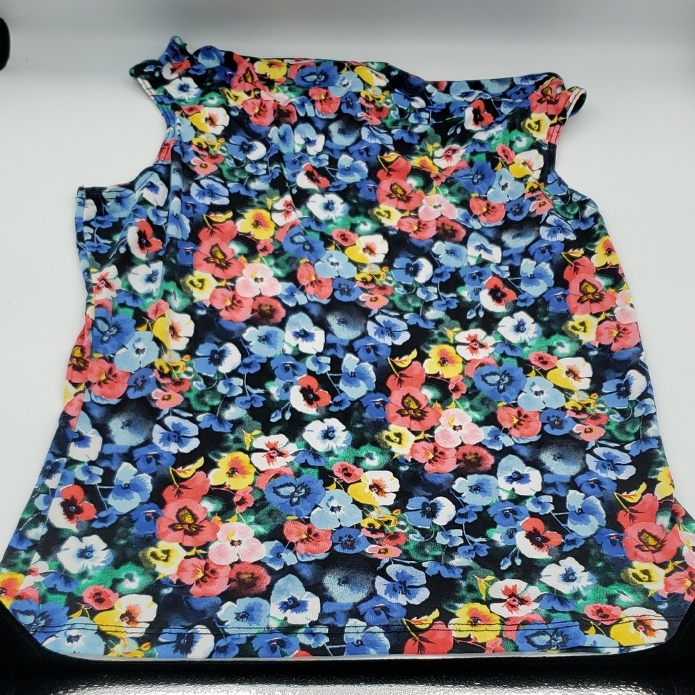 Floral Blouse/Tank Top - Multicolor